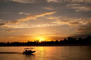 Boating Safari in the South Luangwa During the Green Season